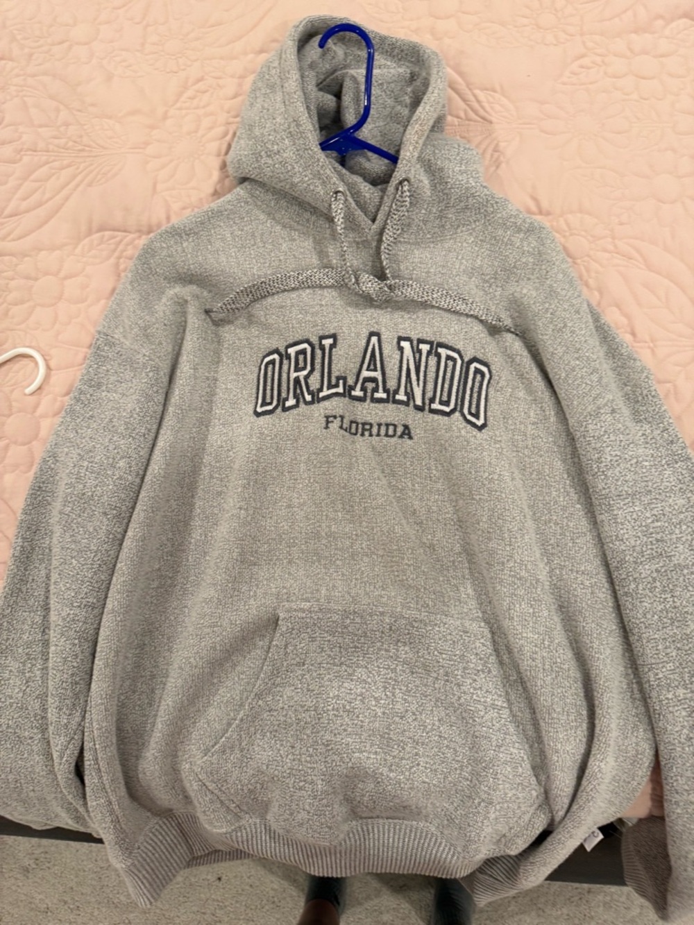 Orlando Florida Gray Men's Hoodie Sweatshirt